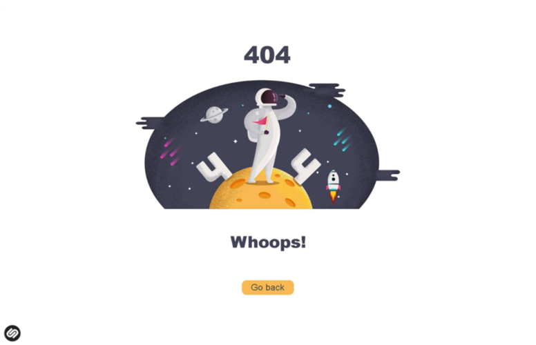 网页设计404趣味图片展示